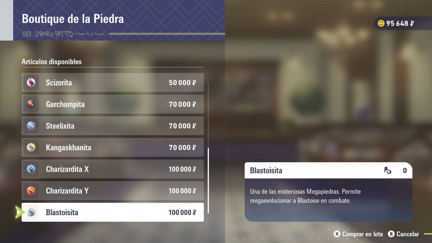 Podemos comprar megapiedras con dinero