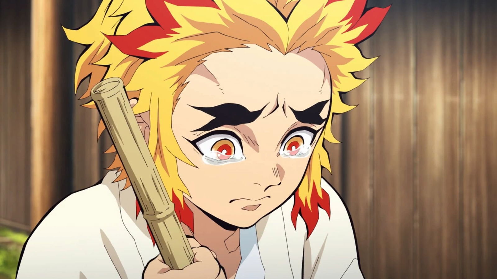 Senjuro Rengoku tiene una participación en el manga, pero fue omitida en la película