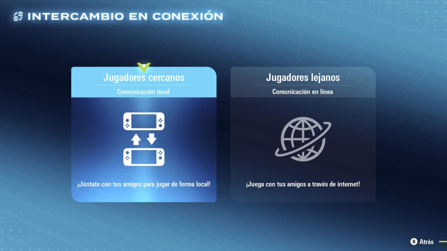 Tendremos dos opciones de intercambio en el juego