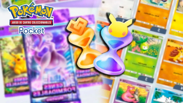Pokémon TCG Pocket regala 24 relojes de arena si acudes a una tienda GAME