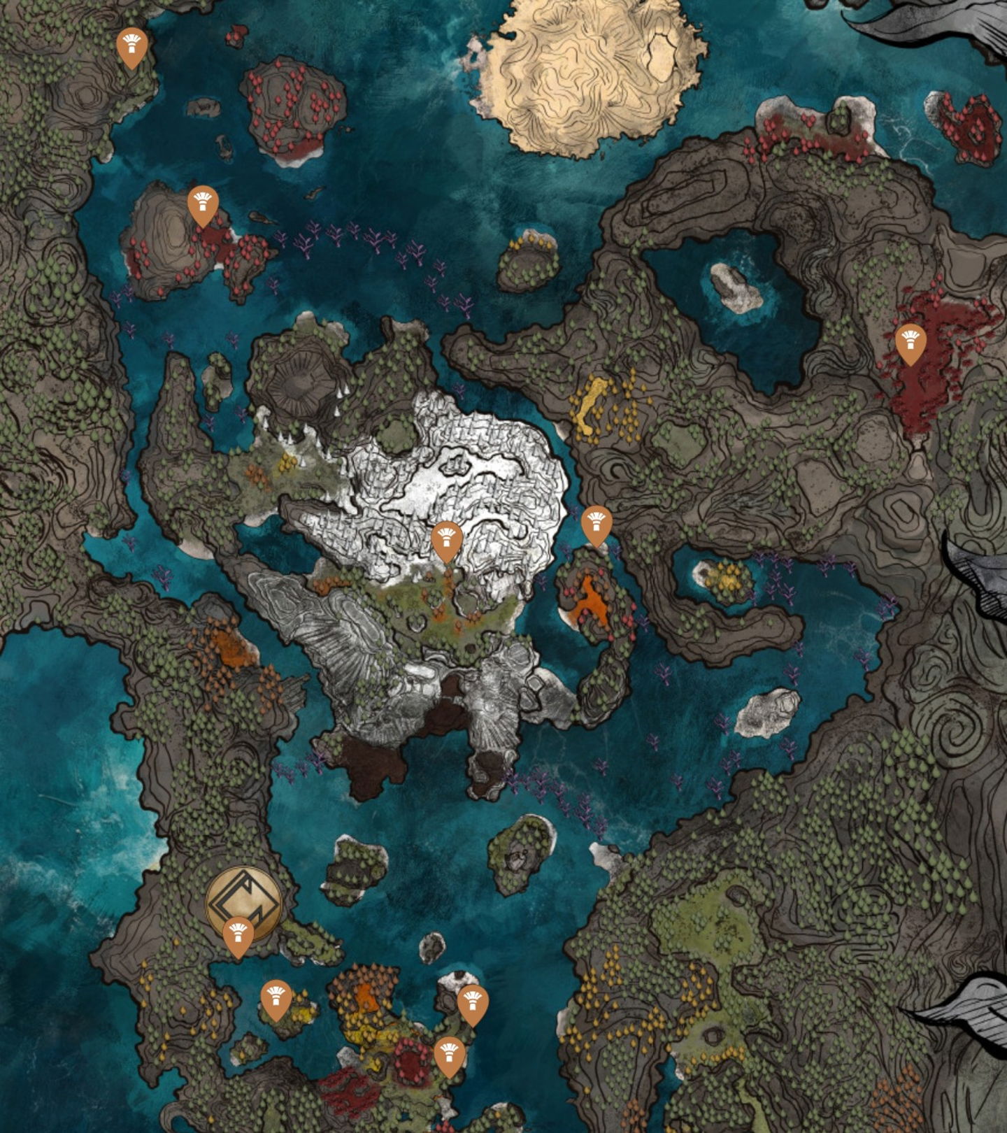 Todos los gestrales perdidos del continente