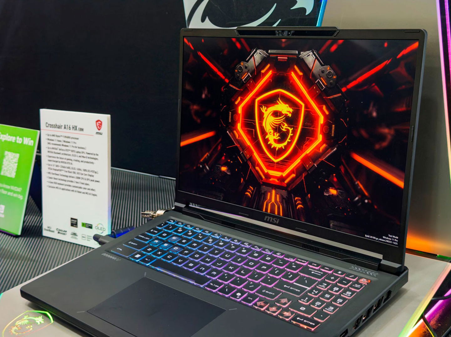 MSI Crosshair 16 MAX en el CES 2026