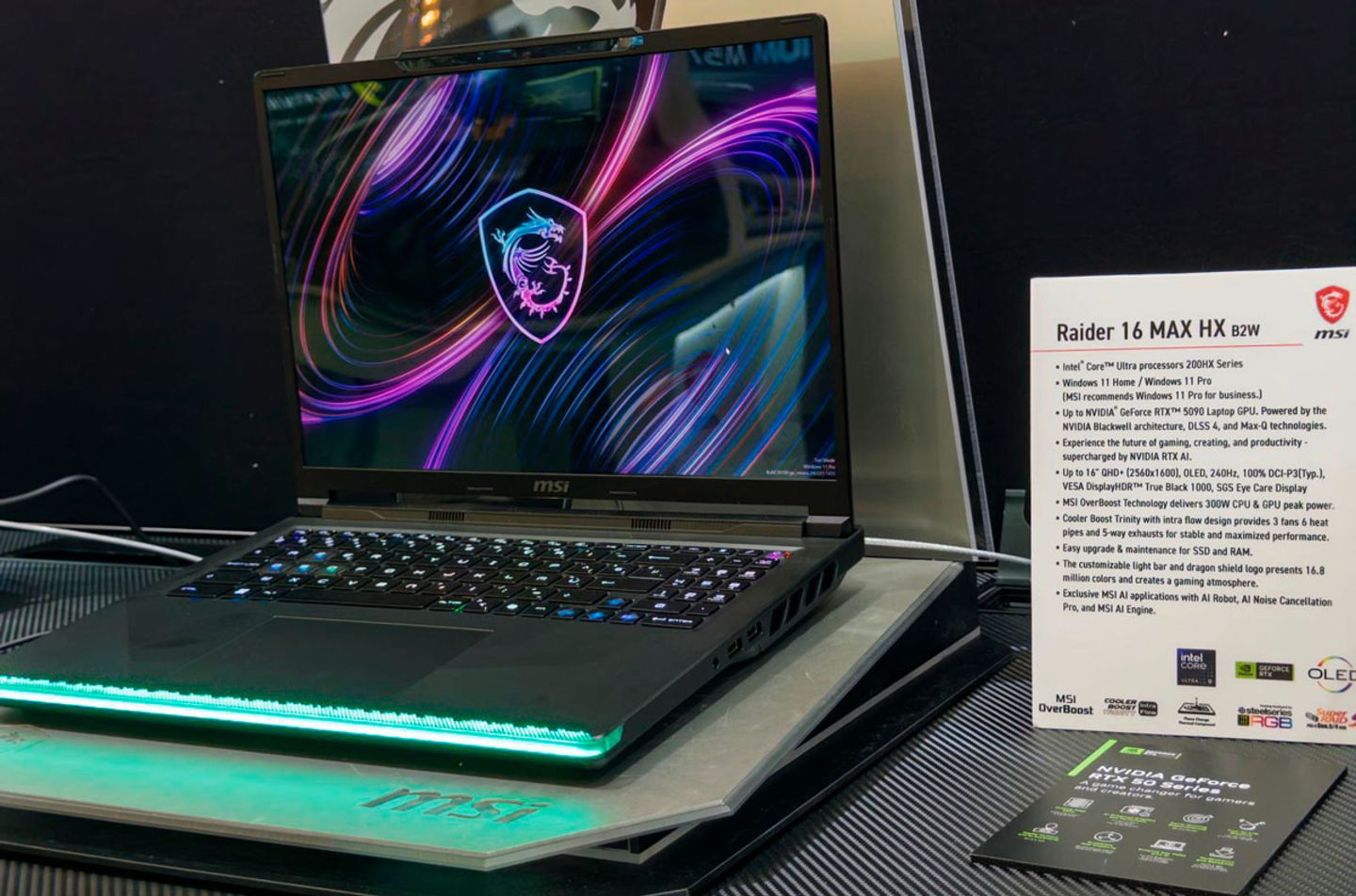 MSI Raider 16 MAX HX en el CES 2026