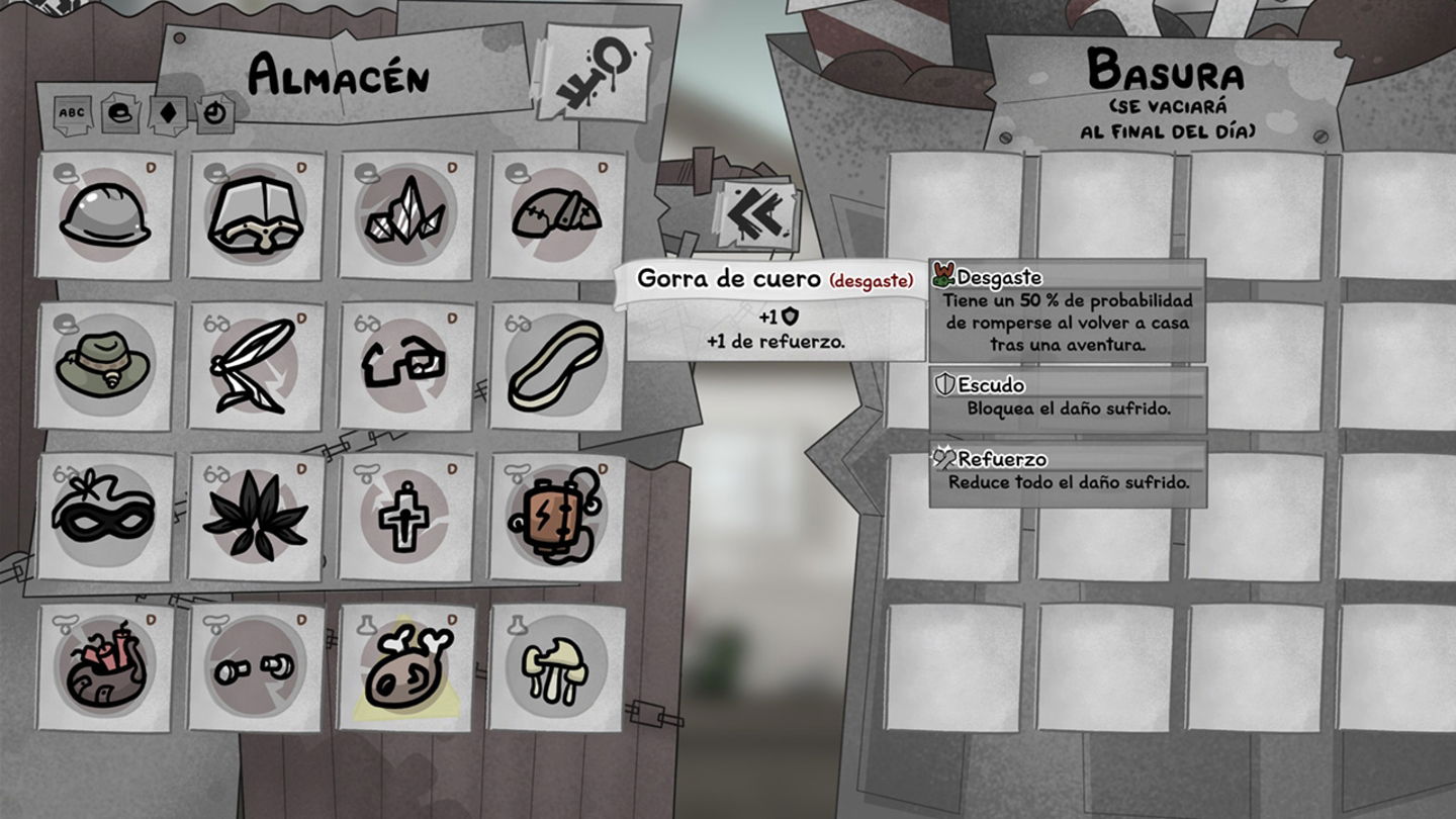 Encontraremos mucho equipamiento a lo largo de la aventura