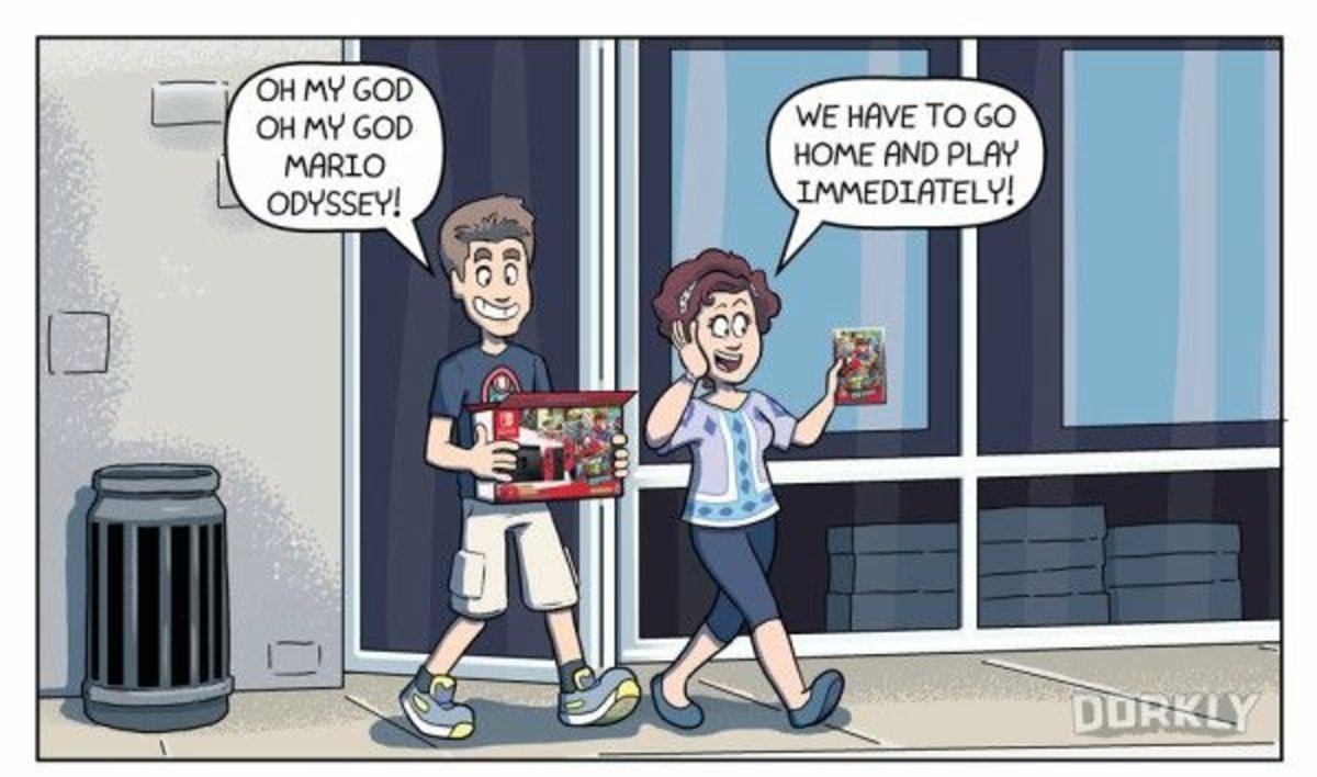 Super Mario Odyssey puede ser un problema para las parejas que juegan a videojuegos