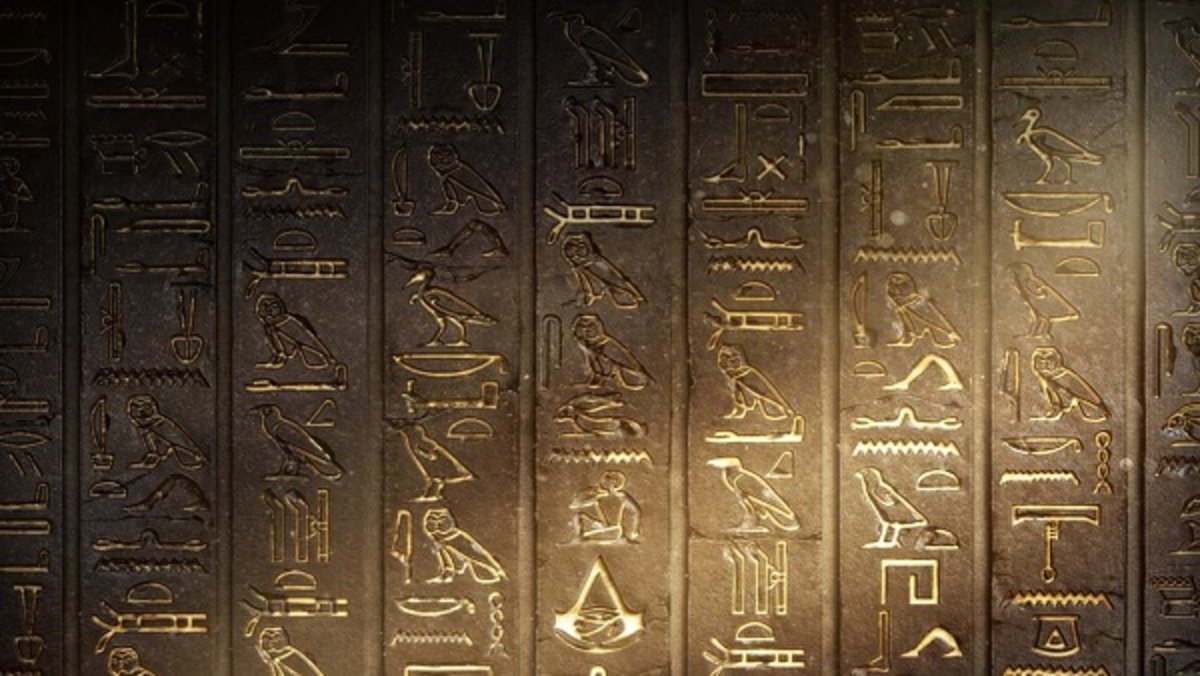 Assassin's Creed: Origins contiene mensajes reales en sus jeroglíficos