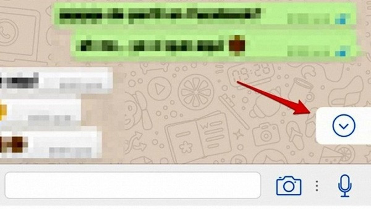 WhatsApp incluye un nuevo botón para volver al inicio de la conversación
