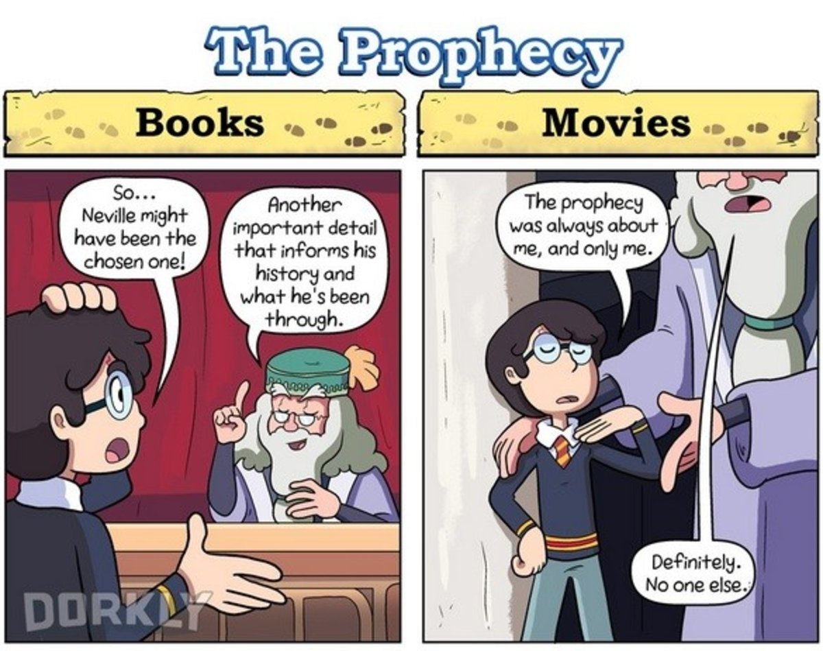Seis diferencias entre las películas de Harry Potter y los libros