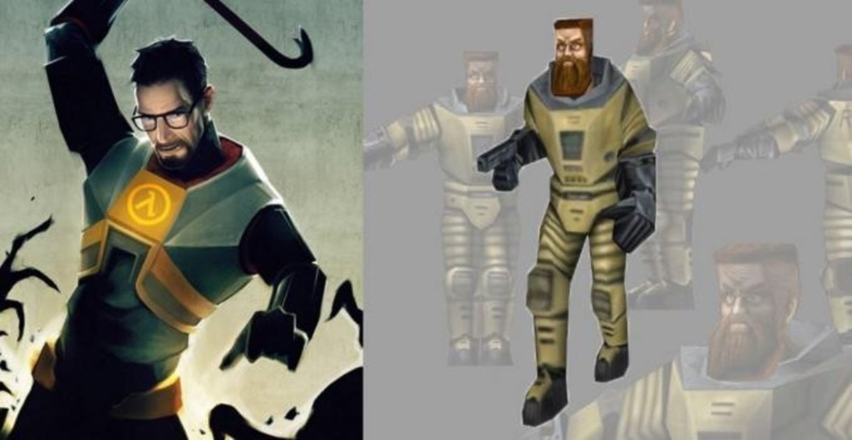 10 personajes de videojuegos que no se parecen en nada a sus bocetos originales