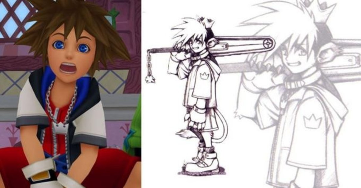 10 personajes de videojuegos que no se parecen en nada a sus bocetos originales