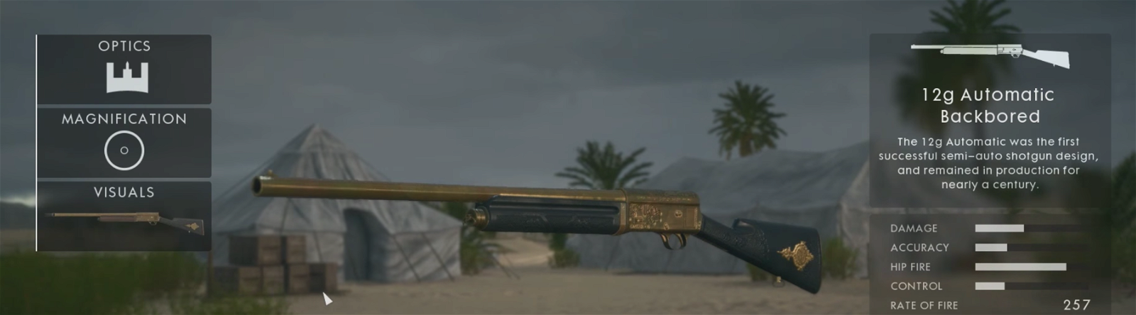 Battlefield 1: Así lucen las armas de la I Guerra Mundial con la skin dorada