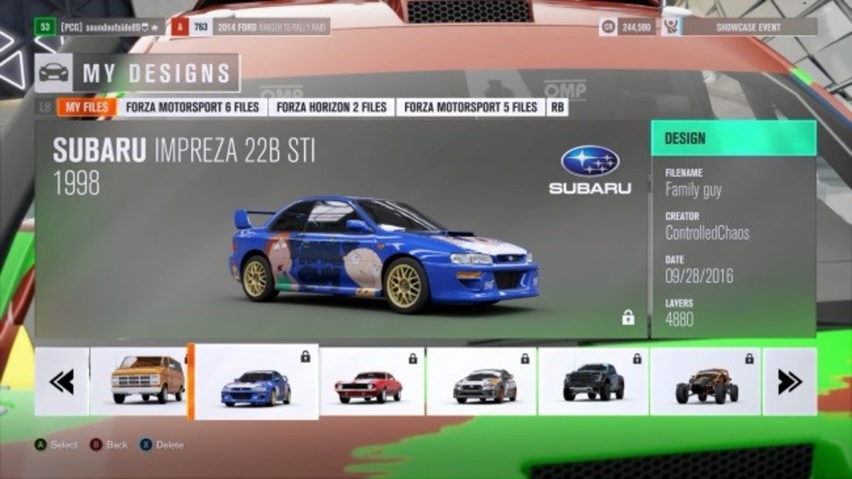 Forza Horizon 3: Los mejores diseños de coches de la comunidad de jugadores