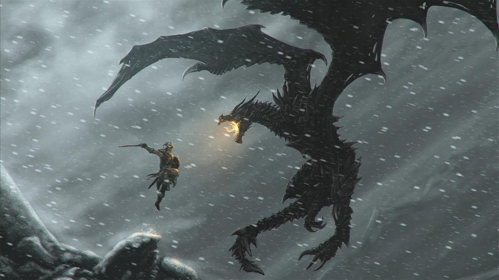 Skyrim y sus curiosidades más llamativas sobre los dragones