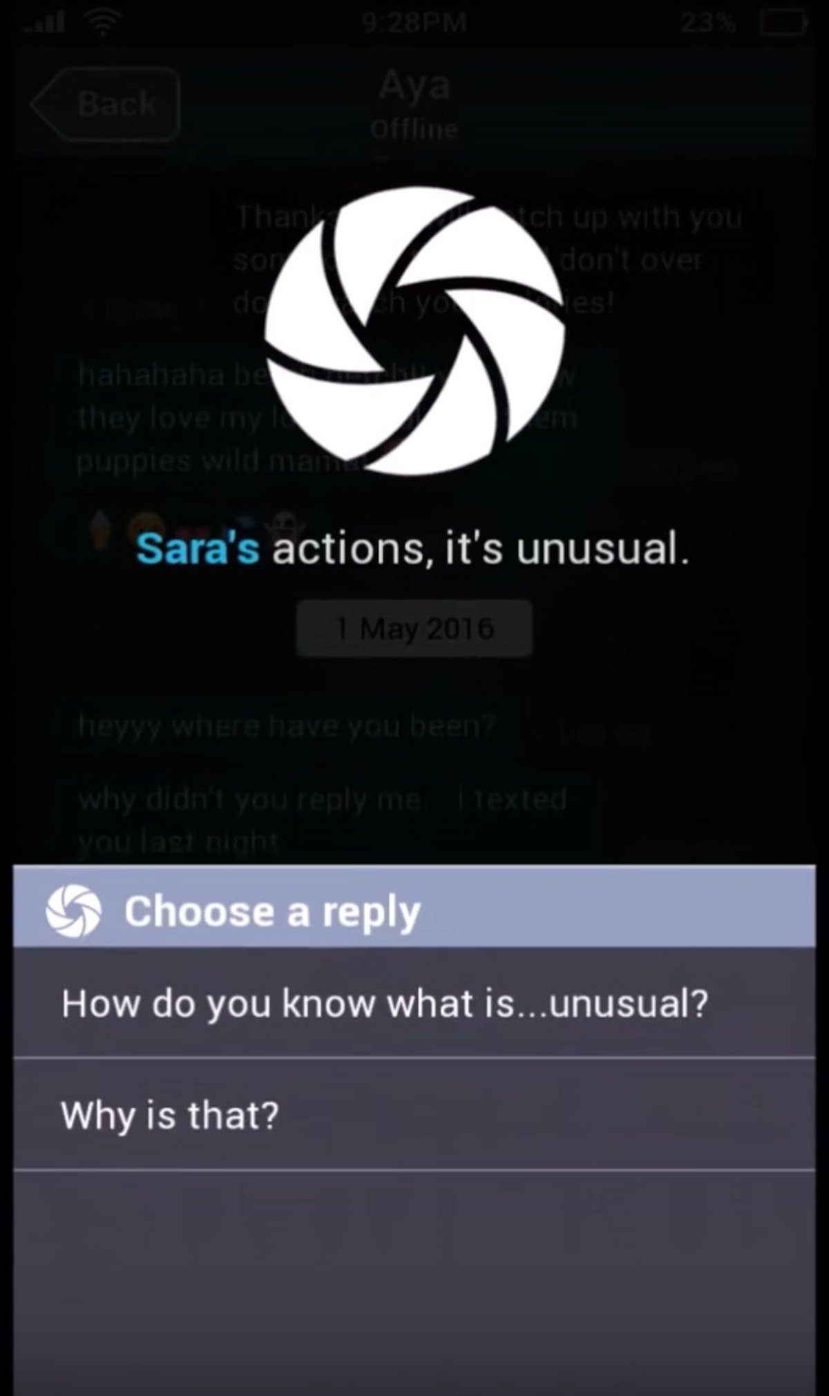 Sara Is Missing: El juego de terror que te invita a encontrar a una desaparecida a través de su móvil