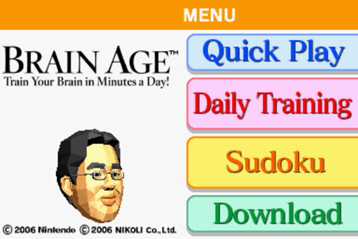 Brain age. Brain age Train your Brain in minutes a Day. Brain age (DS). Brain age Gameplay.