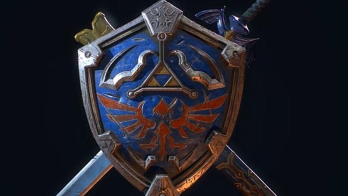 The Legend of Zelda: Un diseñador recrea el escudo hyliano y la espada maestra