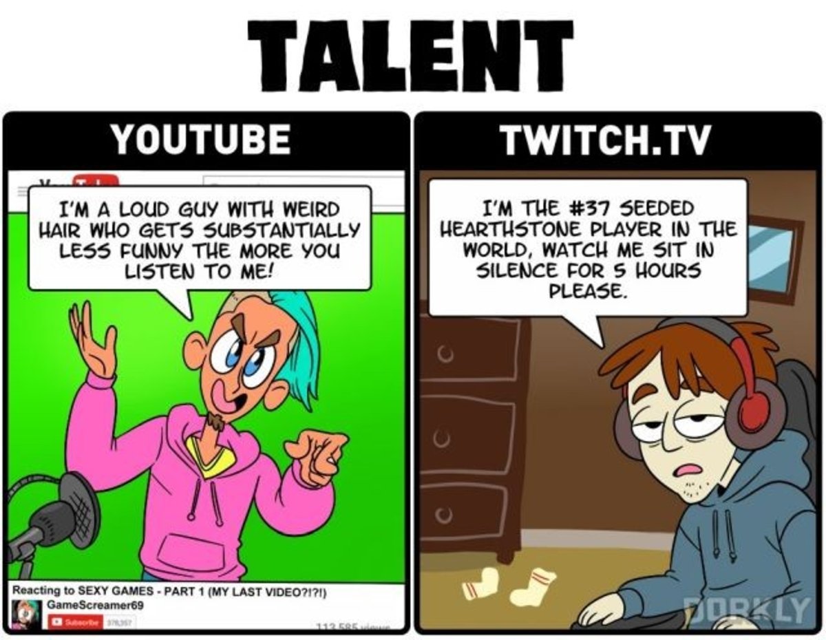 La diferencia entre ser streamer en YouTube o en Twitch