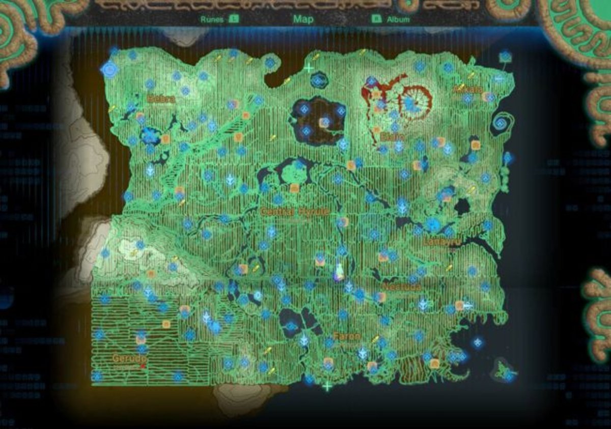 Un jugador de The Legend of Zelda: Breath of the Wild se recorre el mapa palmo a palmo y este es el resultado