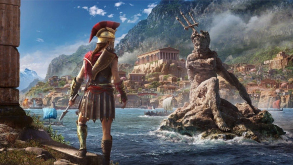 Los jugadores de Assassin's Creed: Odyssey se lo pasan pipa con las gallinas
