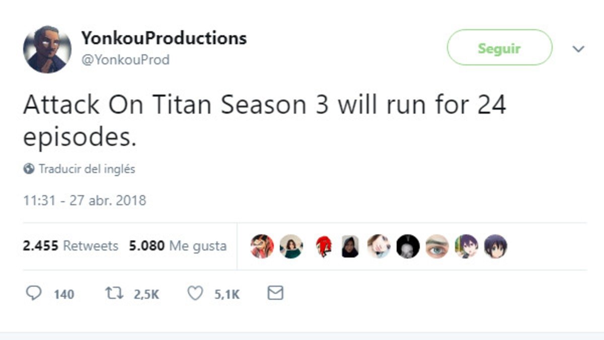Ataque a los Titanes: Ya se conocen cuántos episodios tendrá la tercera temporada