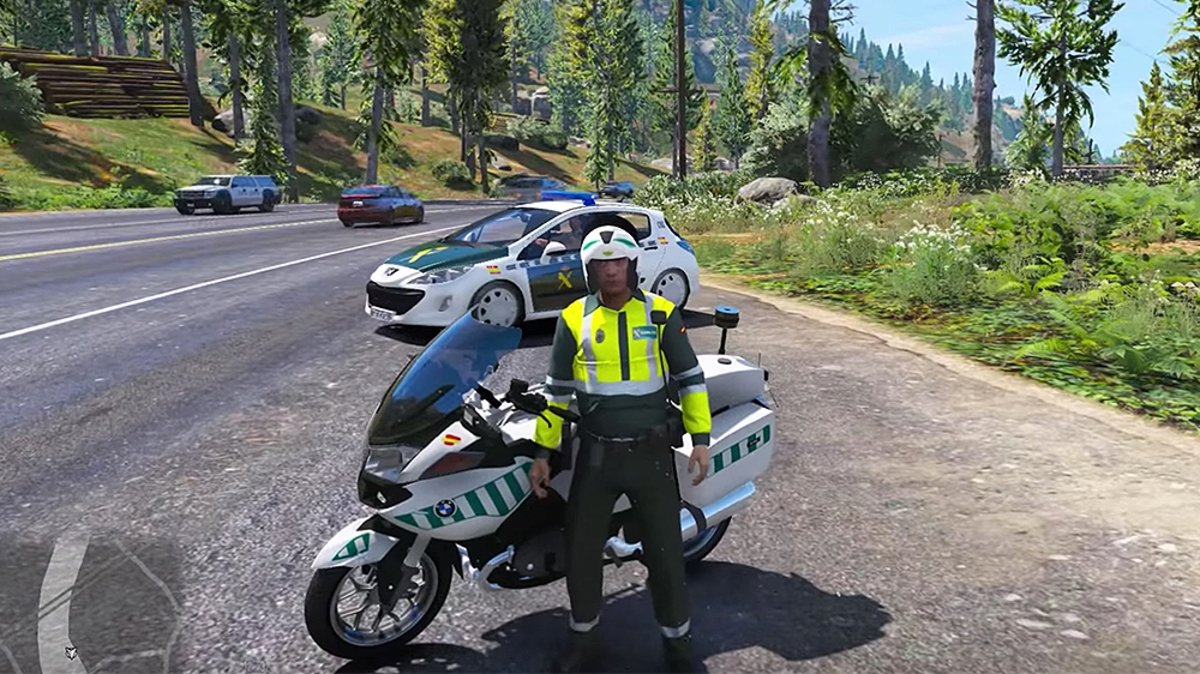 Grand Theft Auto V: La Guardia Civil patrulla los Santos gracias a un mod