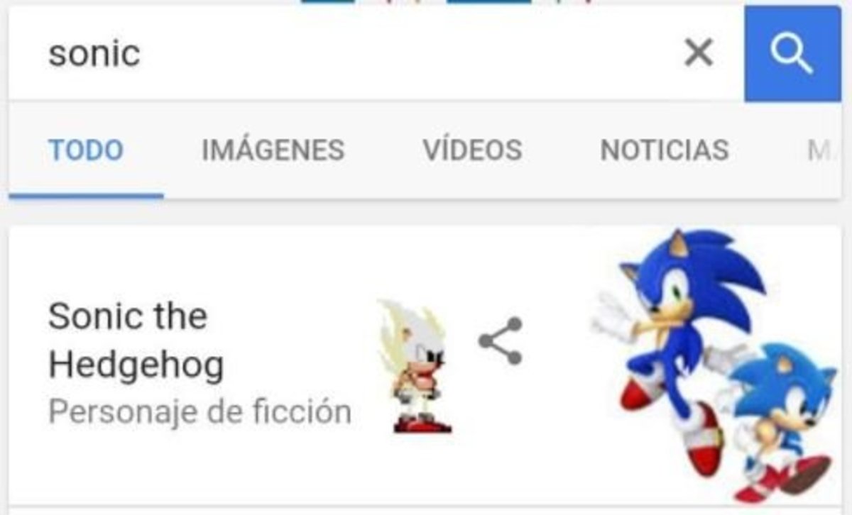 Google te permite transformar a Sonic en Super Sonic