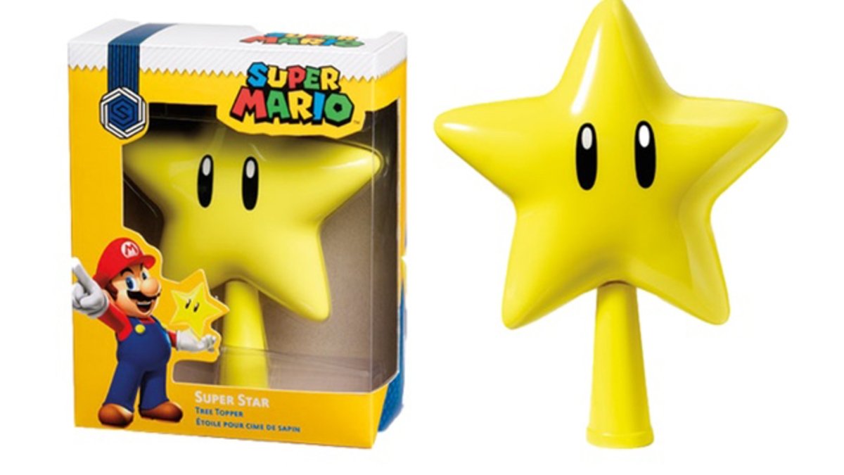 Super Mario: Decora tu árbol de Navidad con esta estrella