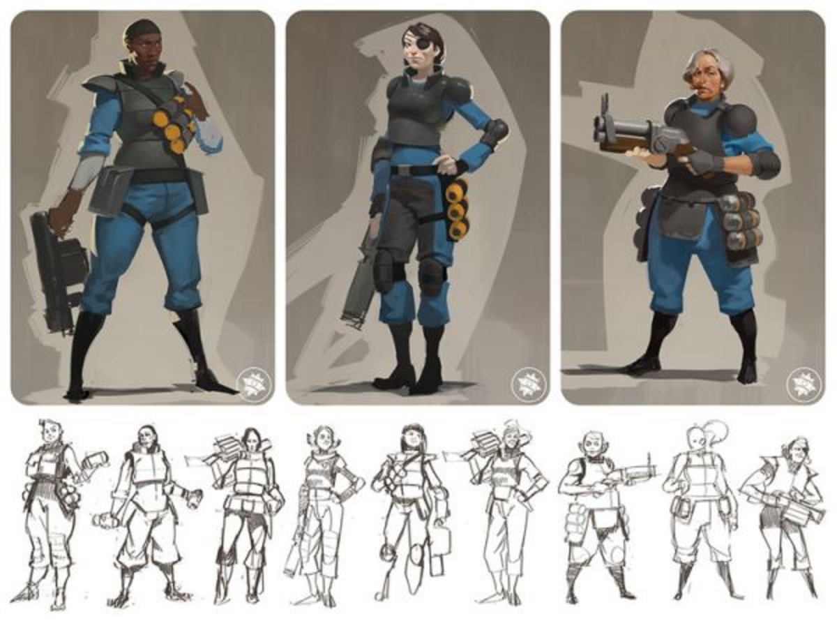 Estos son los personajes femeninos que nunca viste en Team Fortress 2