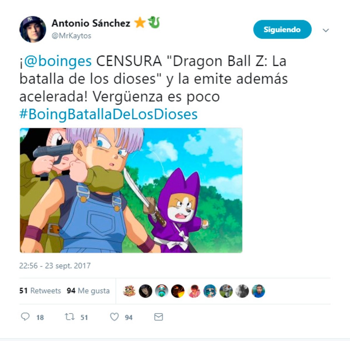 Dragon Ball Z: La batalla de los dioses se emite con polémica censura en España